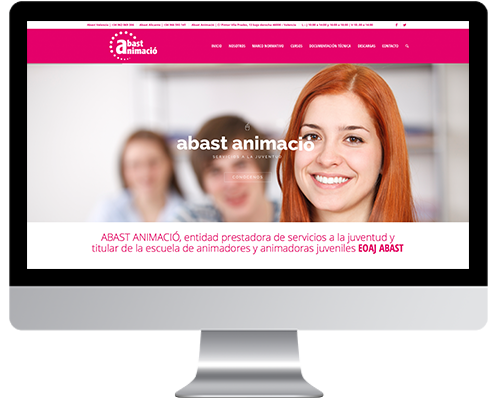 Desarrollo Web - Página Corporativa desarrollada en Wordpress para Abast Animaciò