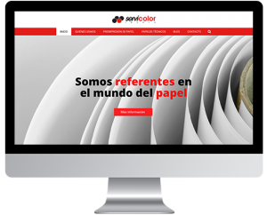 Desarrollo Web - Página Corporativa y Catálogo Online desarrollada en Wordpress para Servicolor Iberia