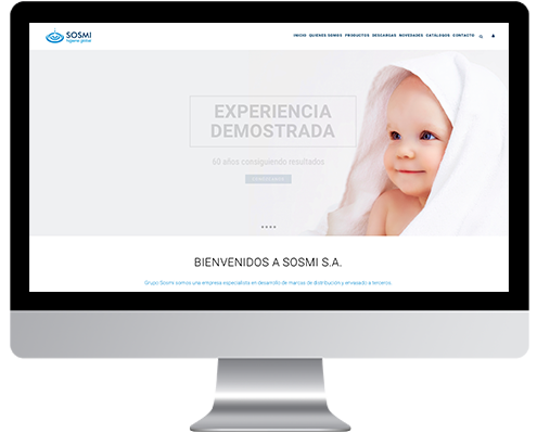 Desarrollo Web - Página Corporativa, Catálogo Online y Intranet desarrollada en Wordpress para Grupo Sosmi