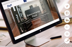 Desarrollo Web - Página Corporativa desarrollada en Wordpress para Staff Asesores