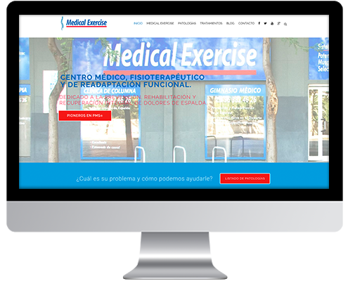 Desarrollo Web - Página Corporativa desarrollada en Wordpress para Medical Exercise