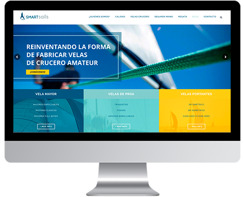 Desarrollo Web - Página Corporativa desarrollada en Wordpress para Smartsails