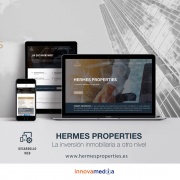 Desarrollo Web - Página Corporativa desarrollada en Wordpress para Hermes Properties
