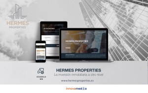 Desarrollo Web - Página Corporativa desarrollada en Wordpress para Hermes Properties