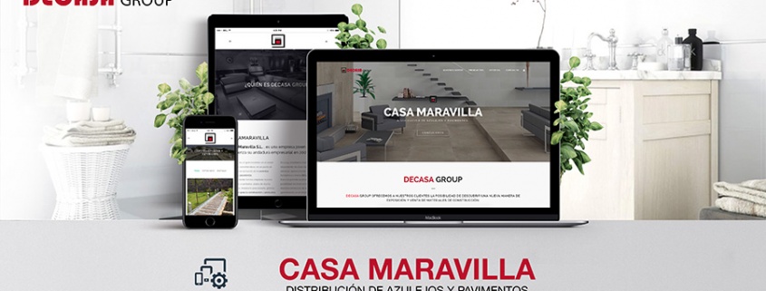 Desarrollo Web - Página Corporativa, Catálogo online y intranet desarrollada en Wordpress para Casa Maravilla