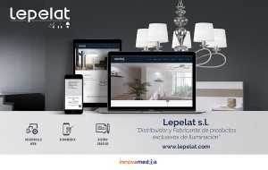 Desarrollo Web - Página Corporativa, Catálogo online y intranet desarrollada en Wordpress para Lepelat Iluminación
