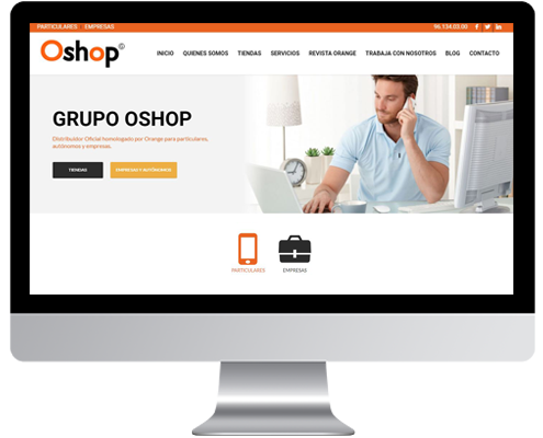 desarrollo web grupo oshop